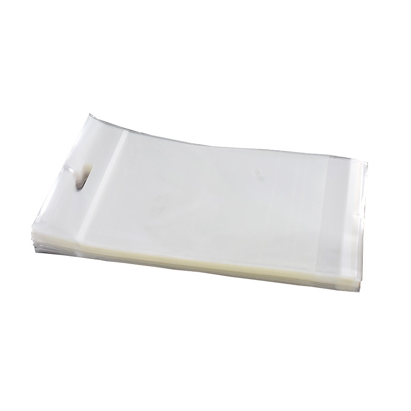 Customized Adhesive Plastic Bag Plastic Bag Printing Transparent Aircraft Hole Dustproof Bag Ornament Hanging Hole Bag OPP Self-Adhesive Bag