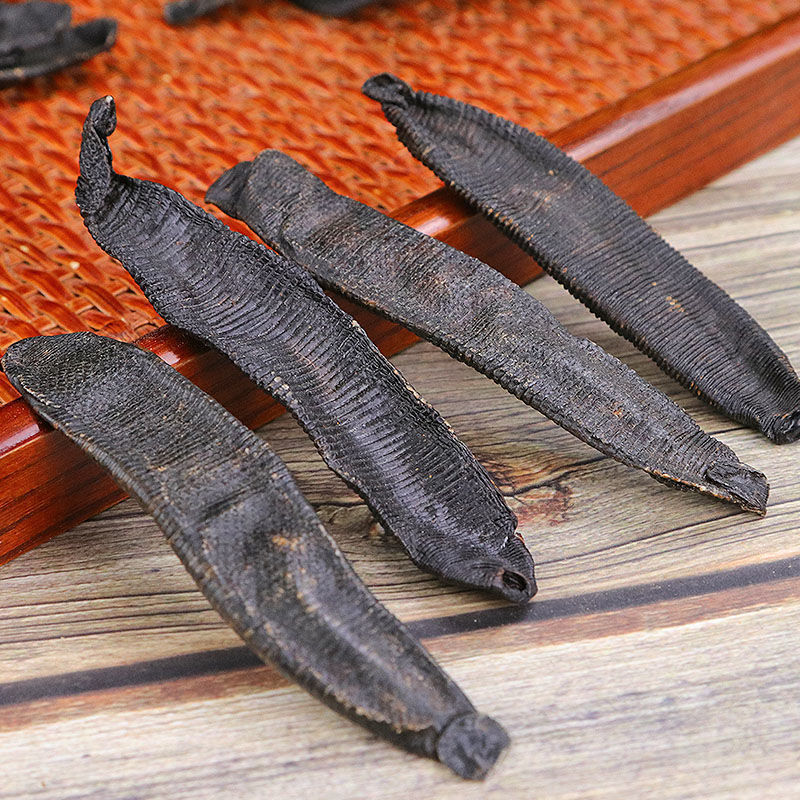 水蛭清水大宽体金边水蛭吸血菲牛蛭蚂蟥干50/500克-阿里巴巴