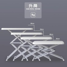 网红折叠桌小型简易餐桌饭桌家用学习书桌电脑桌户外升降塑料小方