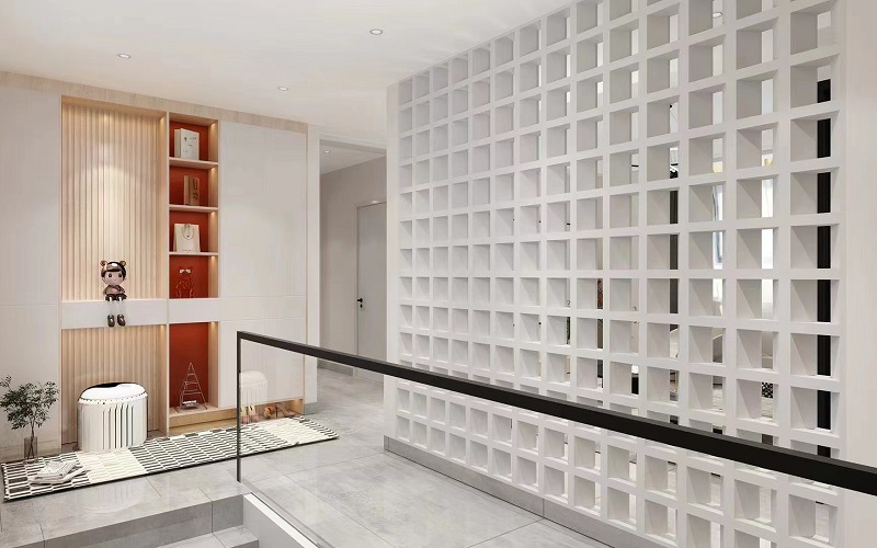 轻质空心砖网红隔断镂空隔墙水泥九宫格空心砖构件砖高空易安装批