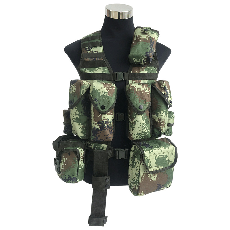 06式单兵马甲数码迷彩携行具士兵型11件套干部型7件套cs战术背心