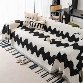 防猫抓沙发盖布巾全包万能套罩沙发垫四季通用沙发毯整张全盖防尘