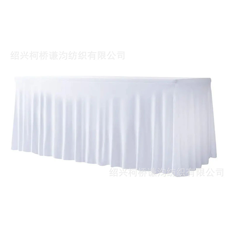 Exclusive for Cross-Border Elastic Table Cover Wedding Banquet 6ft Sundress Rectangular Skirt Hotel Party Factory Outlet