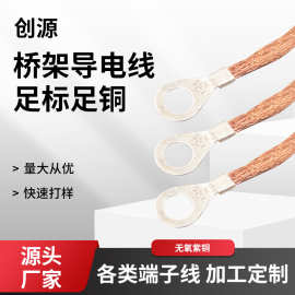 厂家直供紫铜桥架接地软线导电线高导电率耐弯折电力工程专用阻燃