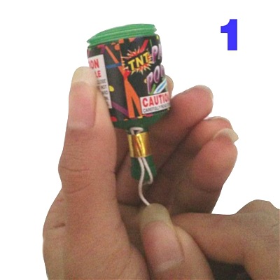 小金鱼摔炮手持小礼炮儿童过年网红彩带礼花筒生日婚嫁庆典用品