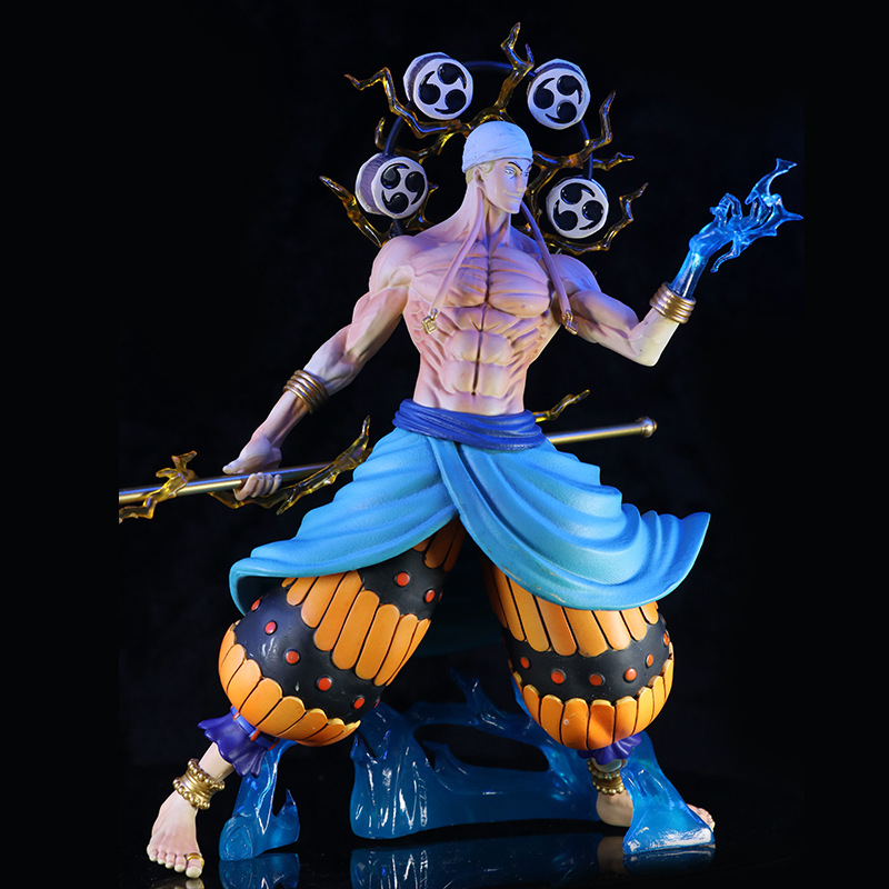 海贼王 gk超大雷神艾尼路 响雷果实 雕像场景 模型 摆件 盒装手办