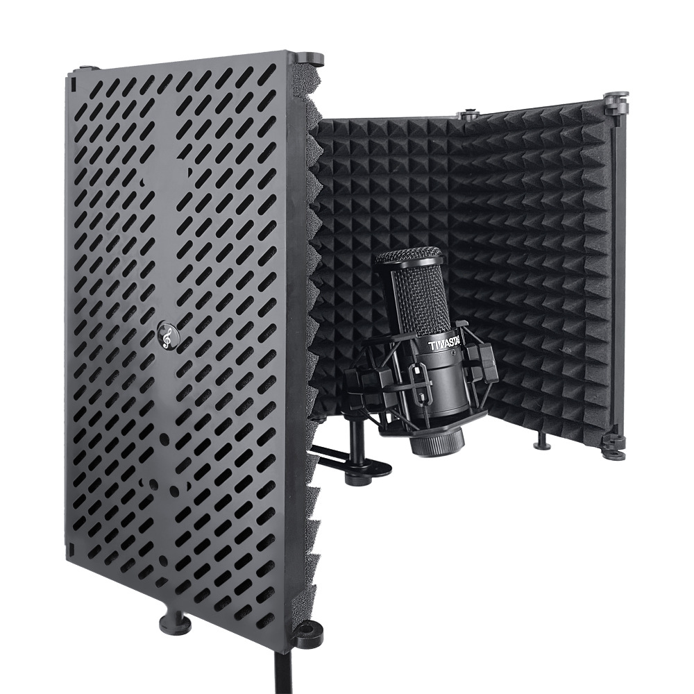 【私模】麦克风隔音罩大吸音屏录音棚防风罩工厂直供降噪跨境热销