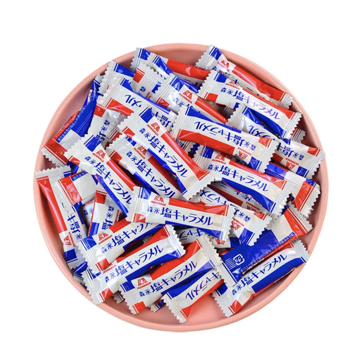 喜糖日本森永岩盐太妃糖法国特浓海盐牛奶软糖散装婚礼