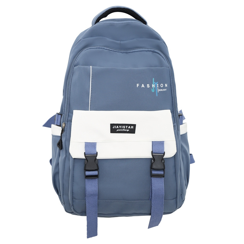 Large Capacity Schoolbag Girls' Simple and Lightweight All-Match Primary School Backpack Junior High School High School and College Student Middle School Backpack