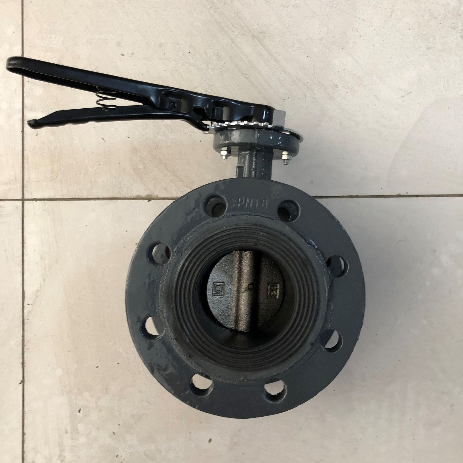 d41x-16c 手柄铸钢蝶阀 双法兰蝶阀 手动涡轮软密封蝶阀 厂家天津