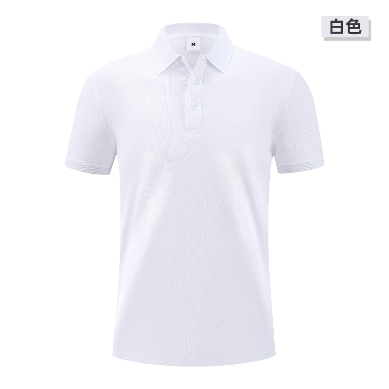 Polo Shirt Customized Advertising Shirt Embroidered Lapel T-shirt Business Attire Pure Cotton Couple Short-Sleeved T-shirt Men's Work Clothes