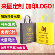 无纺布袋印刷手提袋环保袋购物袋宣传教育袋印刷覆膜彩印LOGO厂家