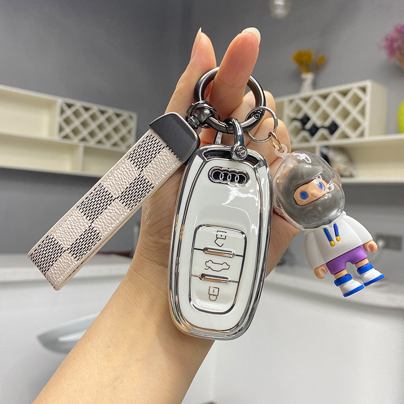 适用奥迪a7钥匙套奥迪a6汽车钥匙套汽车钥匙扣tpu软胶保护套-阿里巴巴