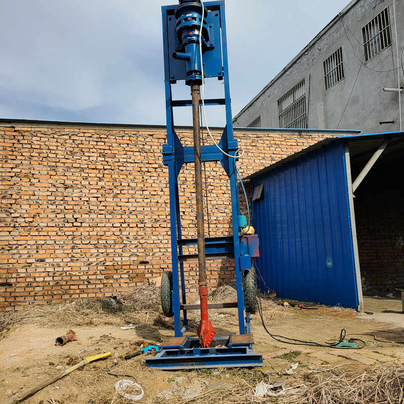 声测管钻井机 厂家销售小型地缘热泵打井机 100米深水井钻机