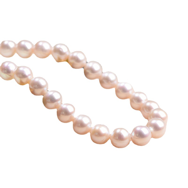 Jiuya Crystal Natural Loose Pearl Beads Freshwater Pearl Ball Beads Diy Ornament Beads Accessories Beaded Necklace Wholesale