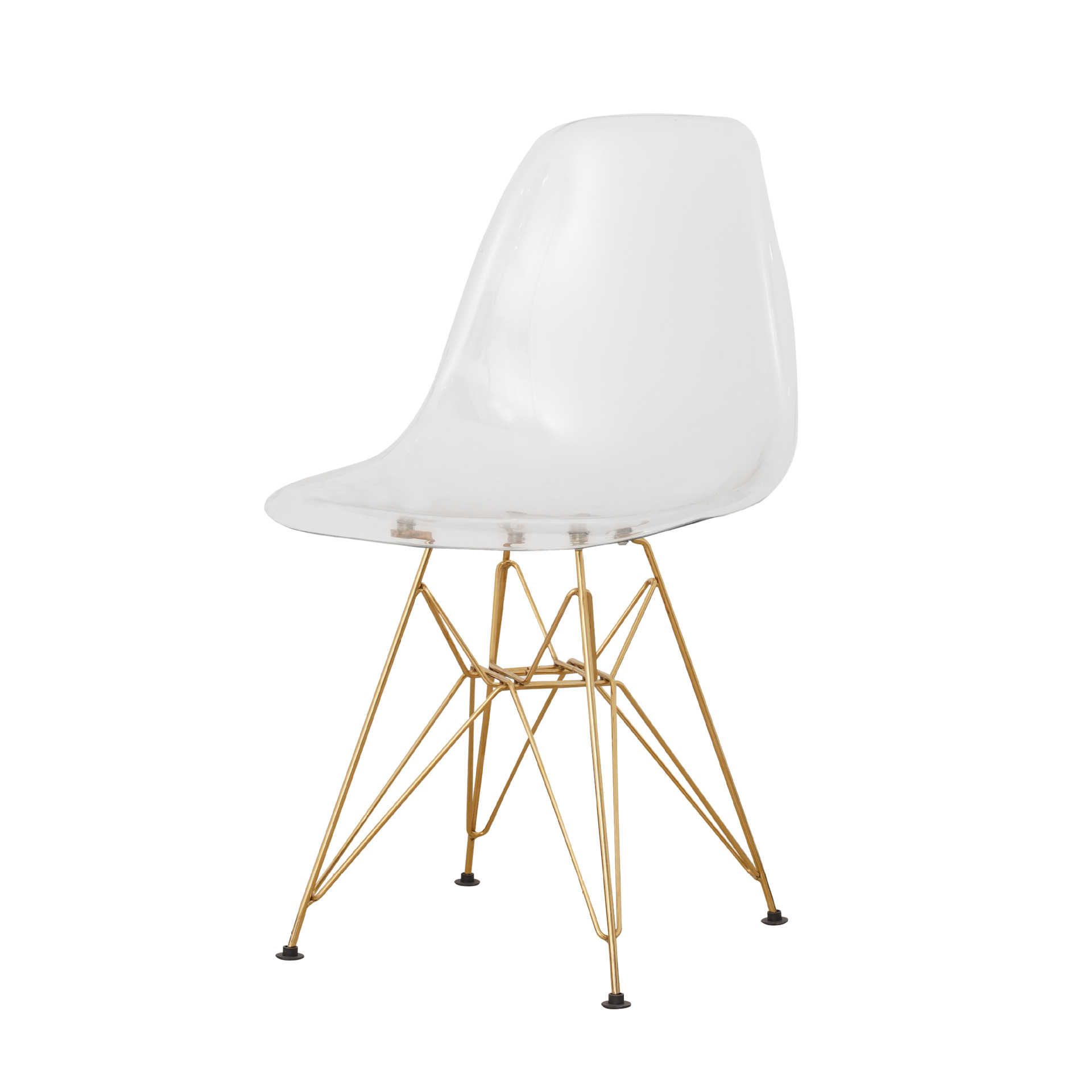 伊姆斯椅子现代简约家用靠背凳子北欧洽谈幽灵网红椅透明塑料餐椅