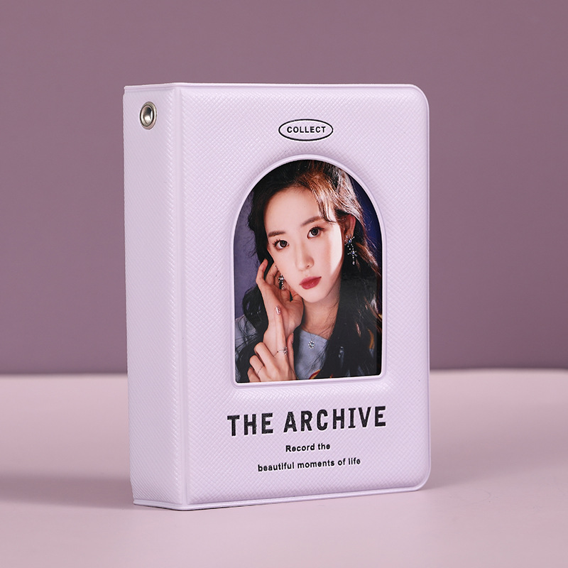 Korean Ins Polaroid 3-Inch Album Star Chasing Girl Star Aidou Mini Truck Album Storage Book Movie Ticket Collection