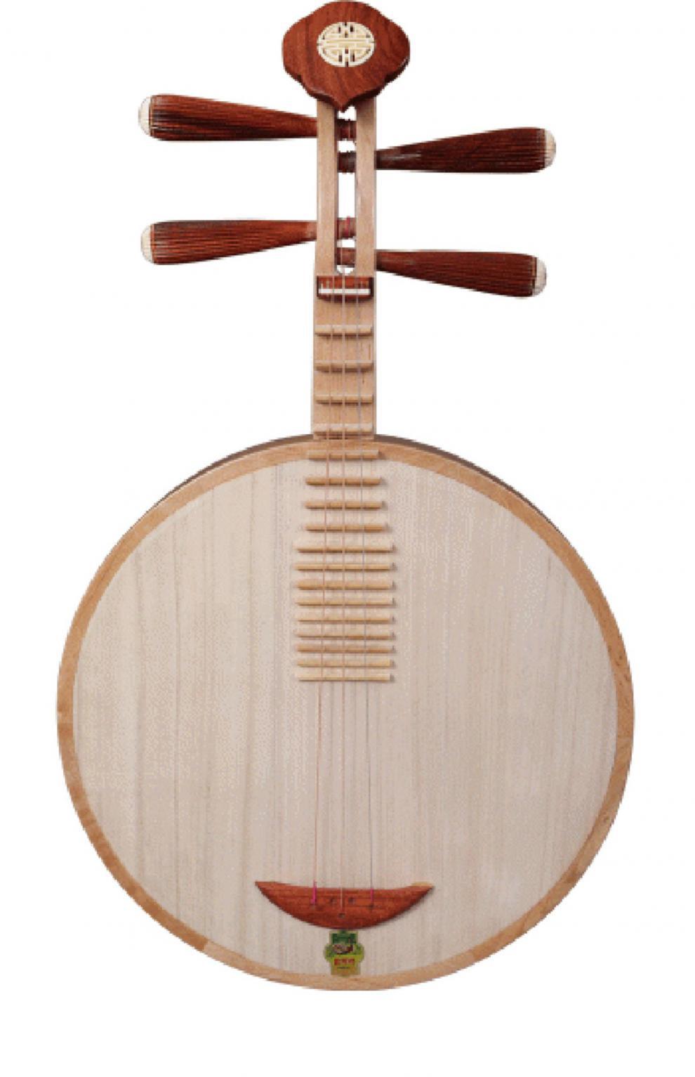 敦煌牌月琴636铁梨木如意琴头色木材质上海民族乐器一厂旗舰店