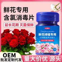 鲜花泡腾片鲜切花保鲜剂过硫酸氢钾消毒片玫瑰百合通用鲜花保鲜片