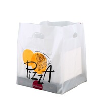 披萨打包袋子6寸9寸10寸12寸一次性食品外卖打包袋方底塑料袋
