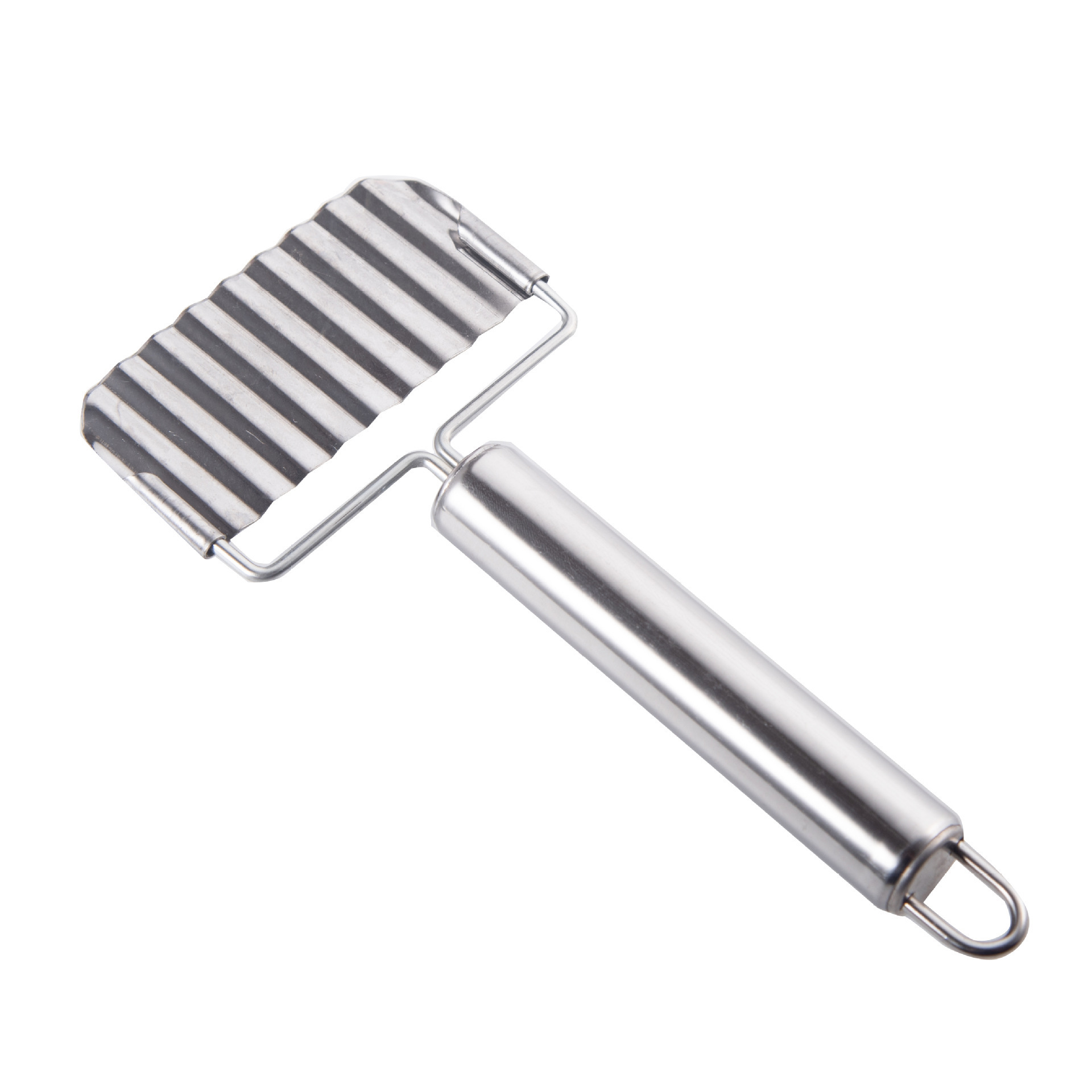 Irregular 410 Stainless Steel Polished Potato Wave Cutter Slice Shredded Corrugated Cutting Kitchen Tool Chopper