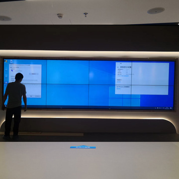 大华丰视55寸监控会议商场舞台展馆展厅电视墙红外触摸液晶拼接屏