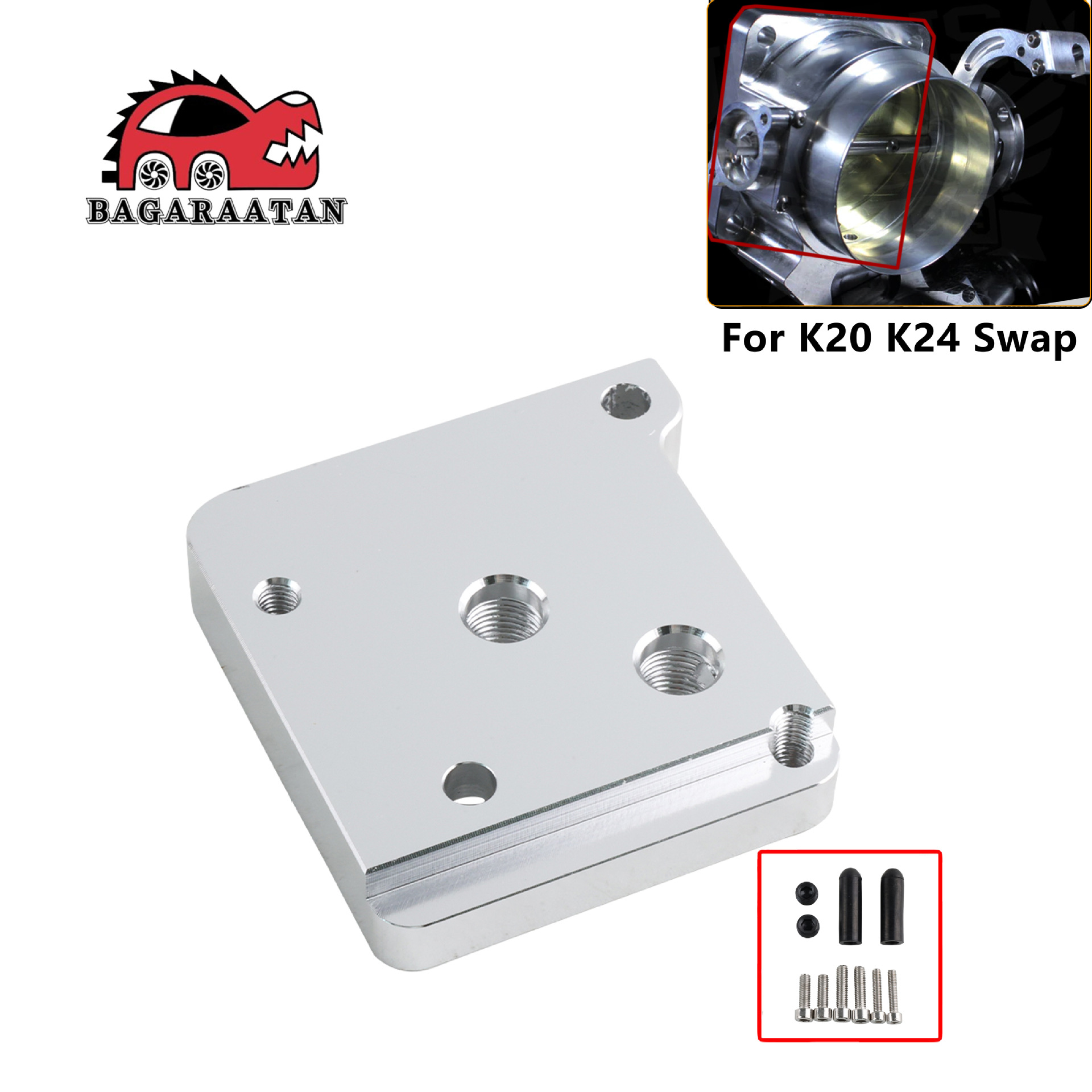 跨境汽车改装件适用于北美honda civic k swap思域节气门旋转板垫