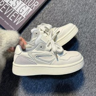 平底小白鞋女鞋子2024新款爆款春季女鞋运动休闲鞋百搭学生板鞋