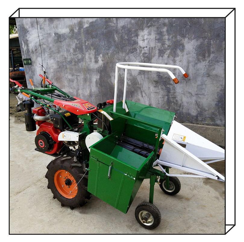 微耕机款玉米收获机全新小型家用自走式单行188柴油一体机-阿里巴巴