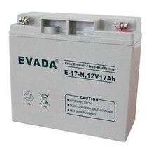 爱维达EVADA蓄电池E17-N免维护12V17AH消防通讯电梯照明UPS直流屏