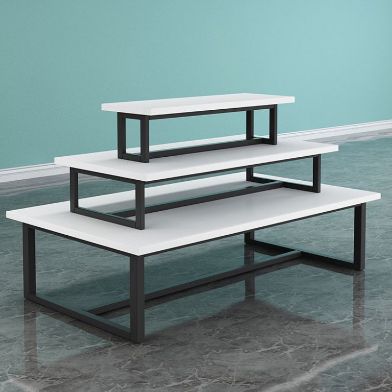 中岛台柜化妆品货架展示柜市展台饰品鞋店文母婴玩具流水