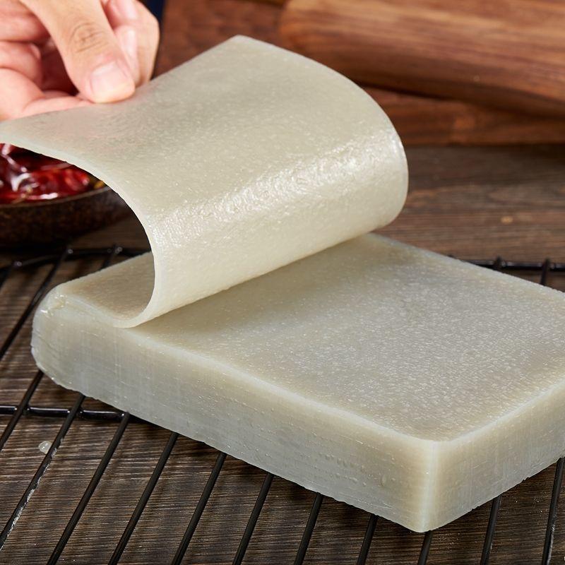 苕皮鲜烧烤专用大张皮重庆特产红薯粉皮火锅商用整张大批发礼盒装