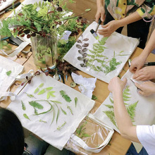 植物树叶敲拓染锤幼儿园儿童diy拓染布布料小拓印锤子工具材料包