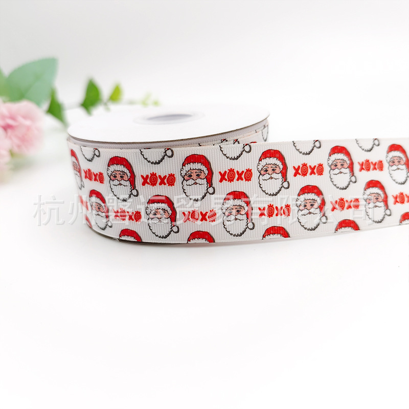 4cm Valentine's Day Ribbon Digital Printing Thread Belt Holiday Party Gift Decoration Ribbon Hair Accessories DIY Accessories