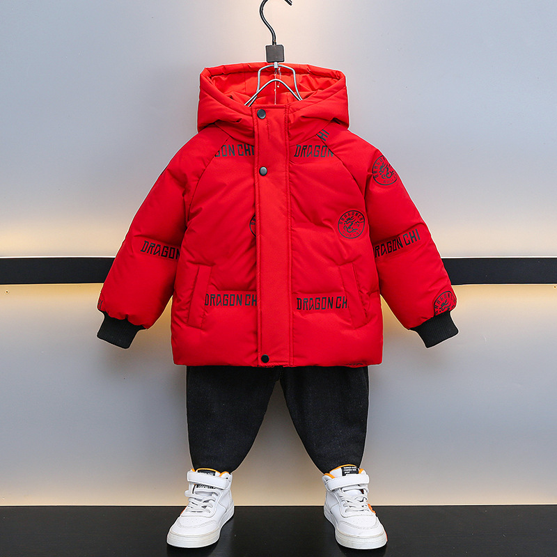 男童白鸭羽绒服冬季新款加厚男款宝宝红色痞帅儿童冬装年服-阿里巴巴