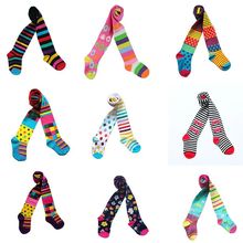 2-12  Years Spring Autumn Children Striped Tights  Baby Girl