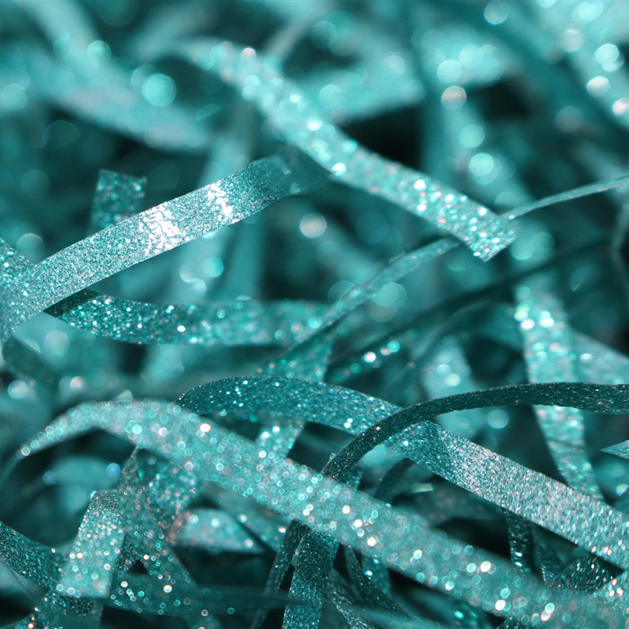 新款金葱丝彩色拉菲草 婚庆伴手礼糖盒填充物金葱膜闪光纸丝