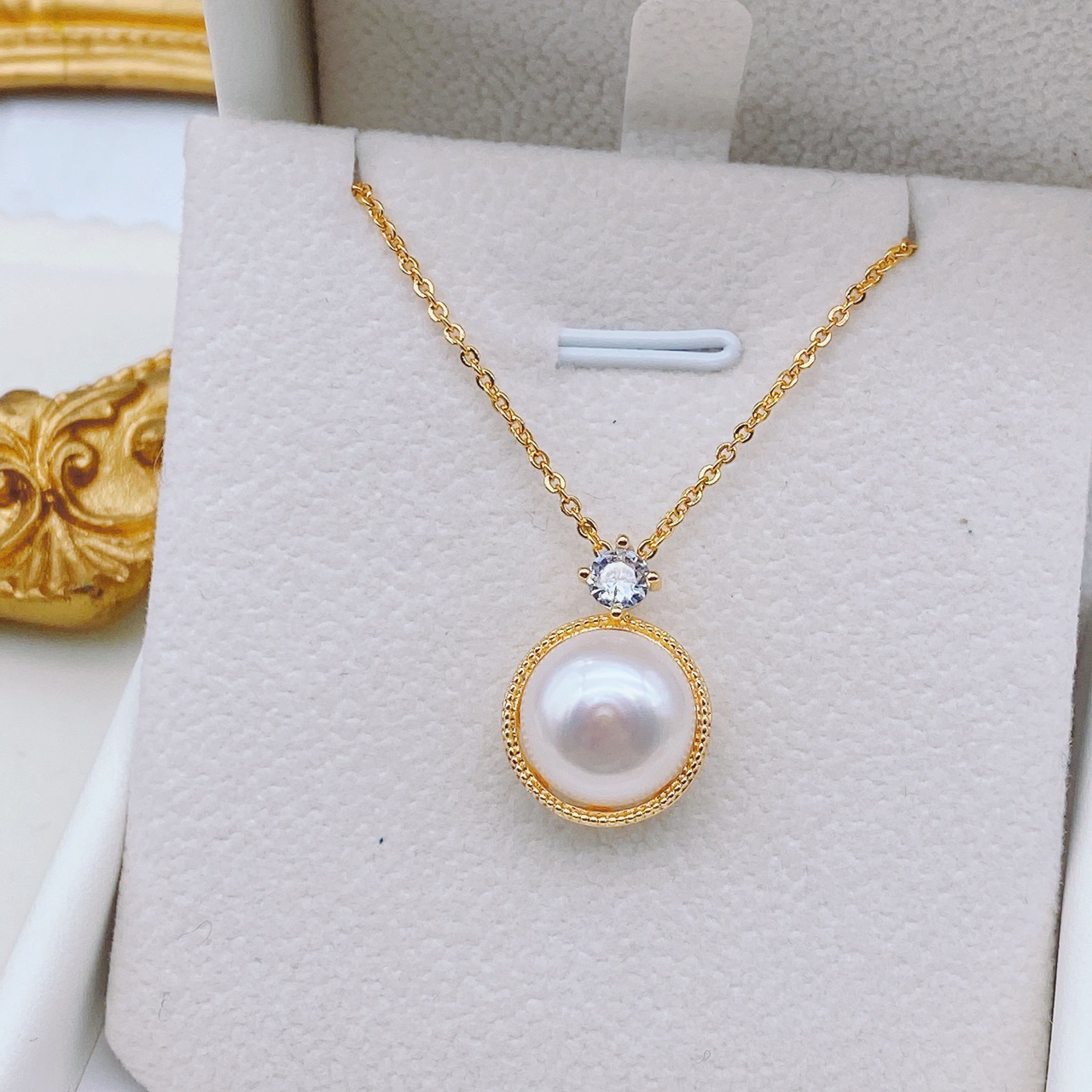 Natural Freshwater Pearl Necklace Clavicle Chain Necklace Female Niche Pearl Pendant Accessories Detachable Factory Wholesale