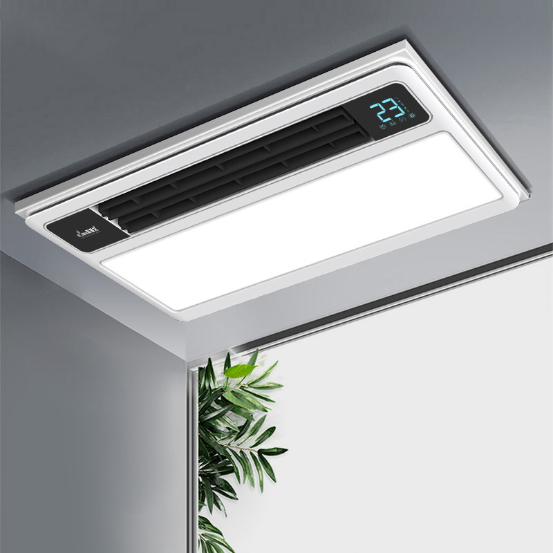 厨房凉霸照明二合一空调型风扇集成吊顶嵌入式冷风机带换气