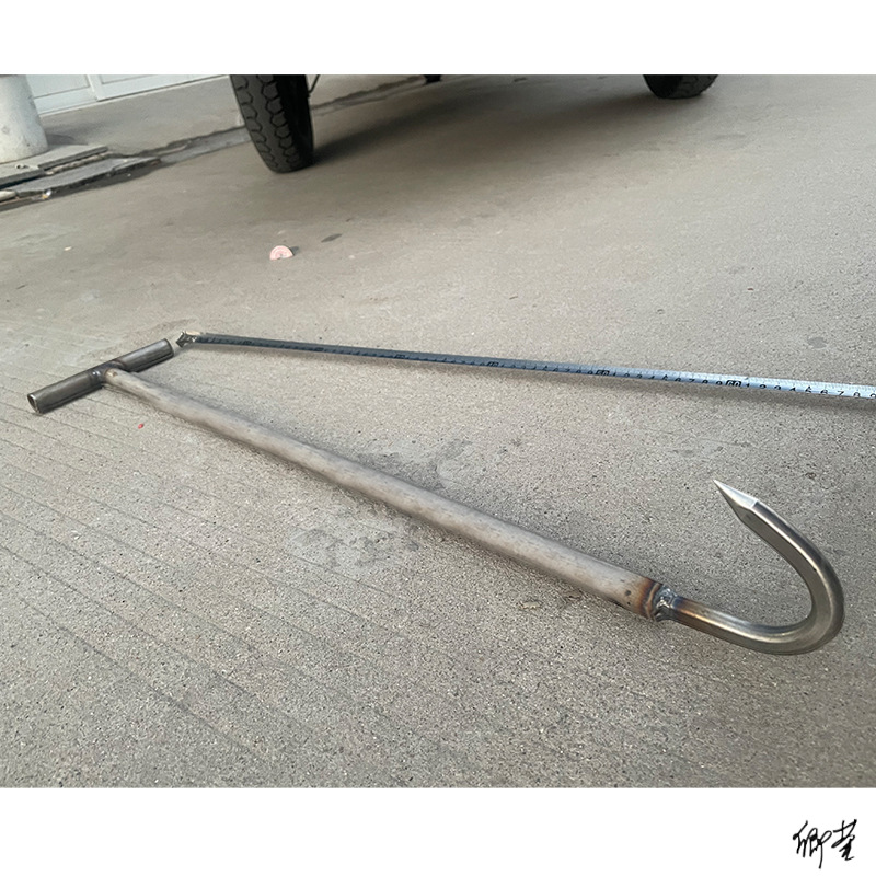 搬水泥钩子窨井拉货拉筐起重运输猪钩井盖地砖钩水泥t型猪肉高温