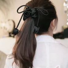 郁金香大肠发圈飘带韩国高级感小众设计气质新款头绳发饰优雅发绳