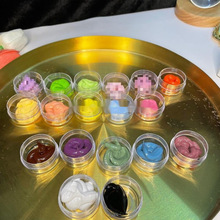 马卡龙颜料手工模具上色捏捏乐色膏硅胶油性色浆食品级胶