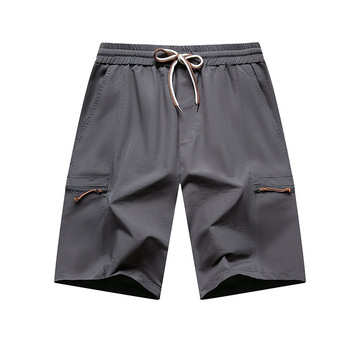 夏季新款男士宽松运动休闲工装多袋短裤速干短裤男跨境电商