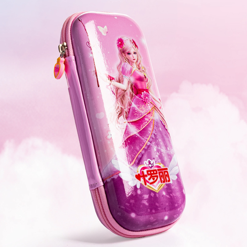 叶罗丽精灵梦文具盒灵公主笔袋冰公主大容量卡通铅笔盒女一件代发