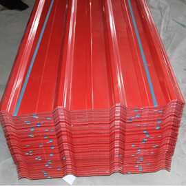 建筑厂房铁皮瓦 波浪瓦 750彩瓦 单层压型屋顶彩钢瓦
