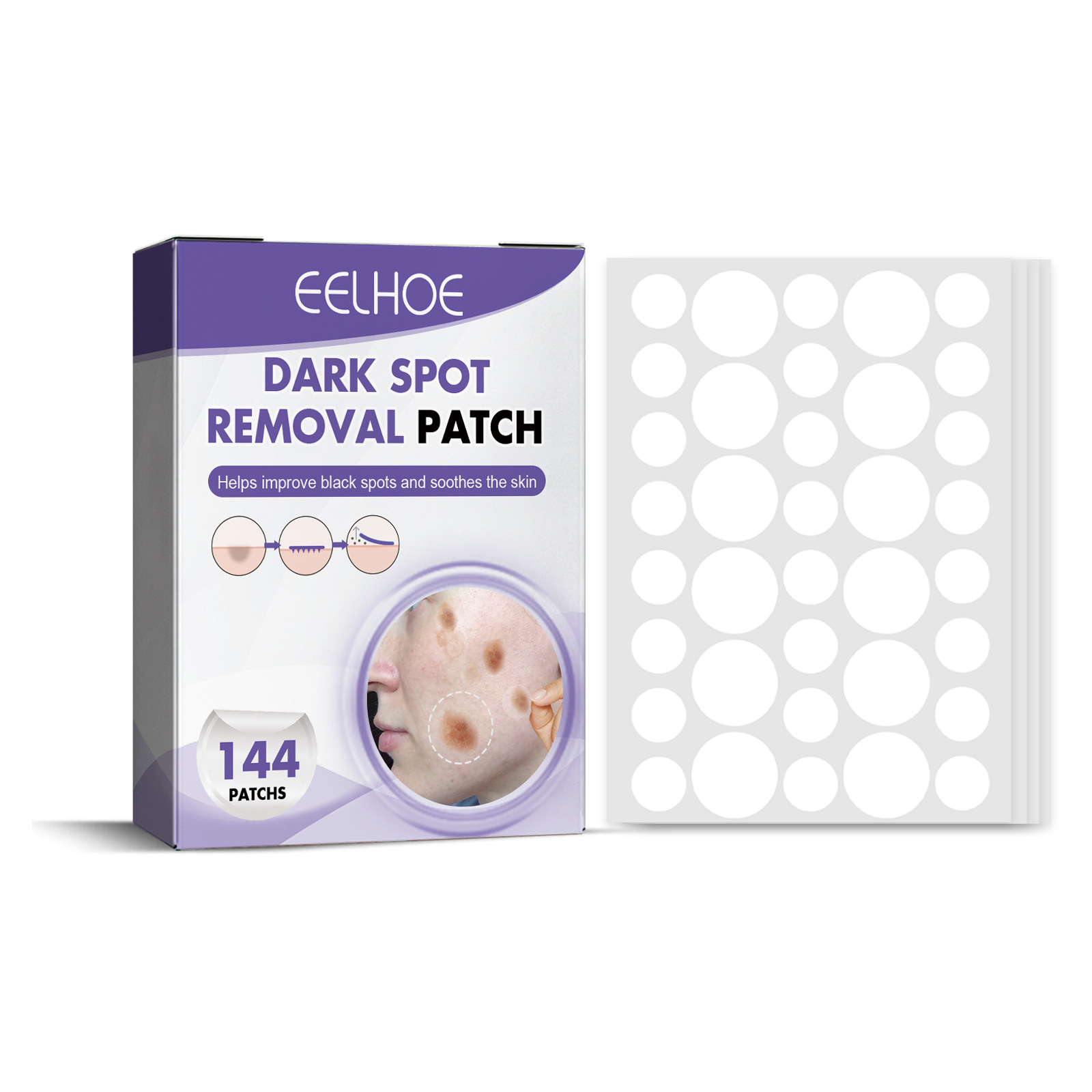 Eelhoe Patch Fade Facial Black Spot Melasma Pigmentation Melanin Moisturizing Whitening Skin Spot Patch