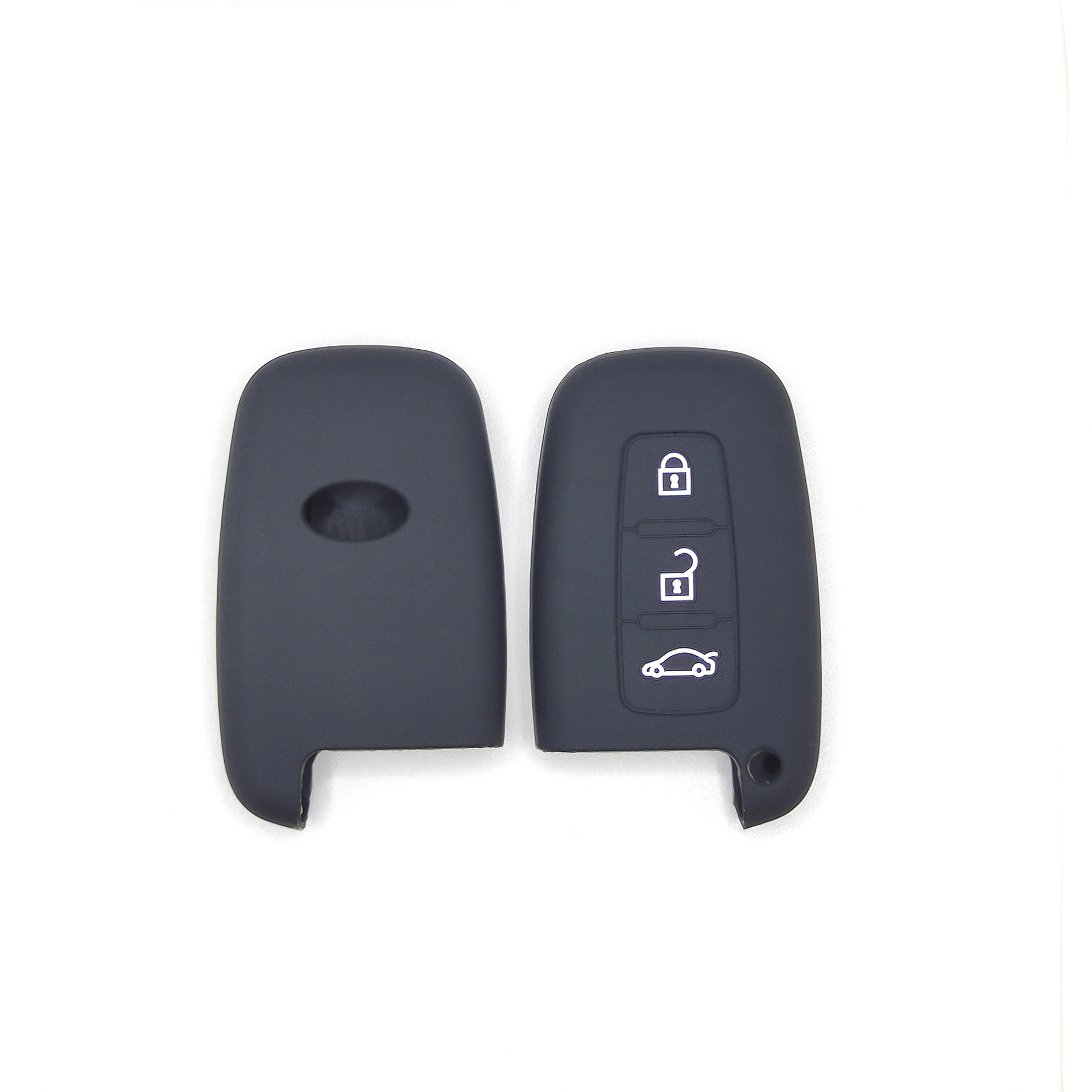 适用于现代ix35索八朗动起亚智跑k5 遥控器钥匙3键汽车钥匙保护套