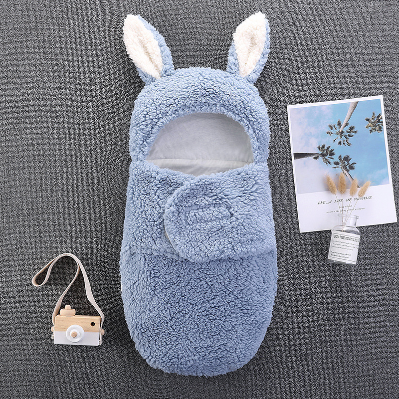 Baby Wrapping Blanket Spring, Autumn and Winter Newborn Swaddling Quilt Anti-Startle Sleeping Bag Newborn Baby Supplies Swaddling Delivery Room Gro-Bag
