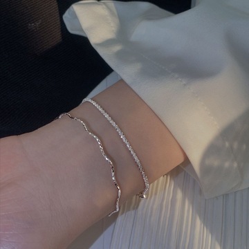 镀银满天星手链女ins小众设计ins高级闺蜜手链2024新款手饰品批发