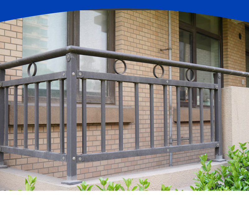 小区学校宿舍阳台护栏 定制别墅防护阳台护栏 铝合金隔离阳台护栏